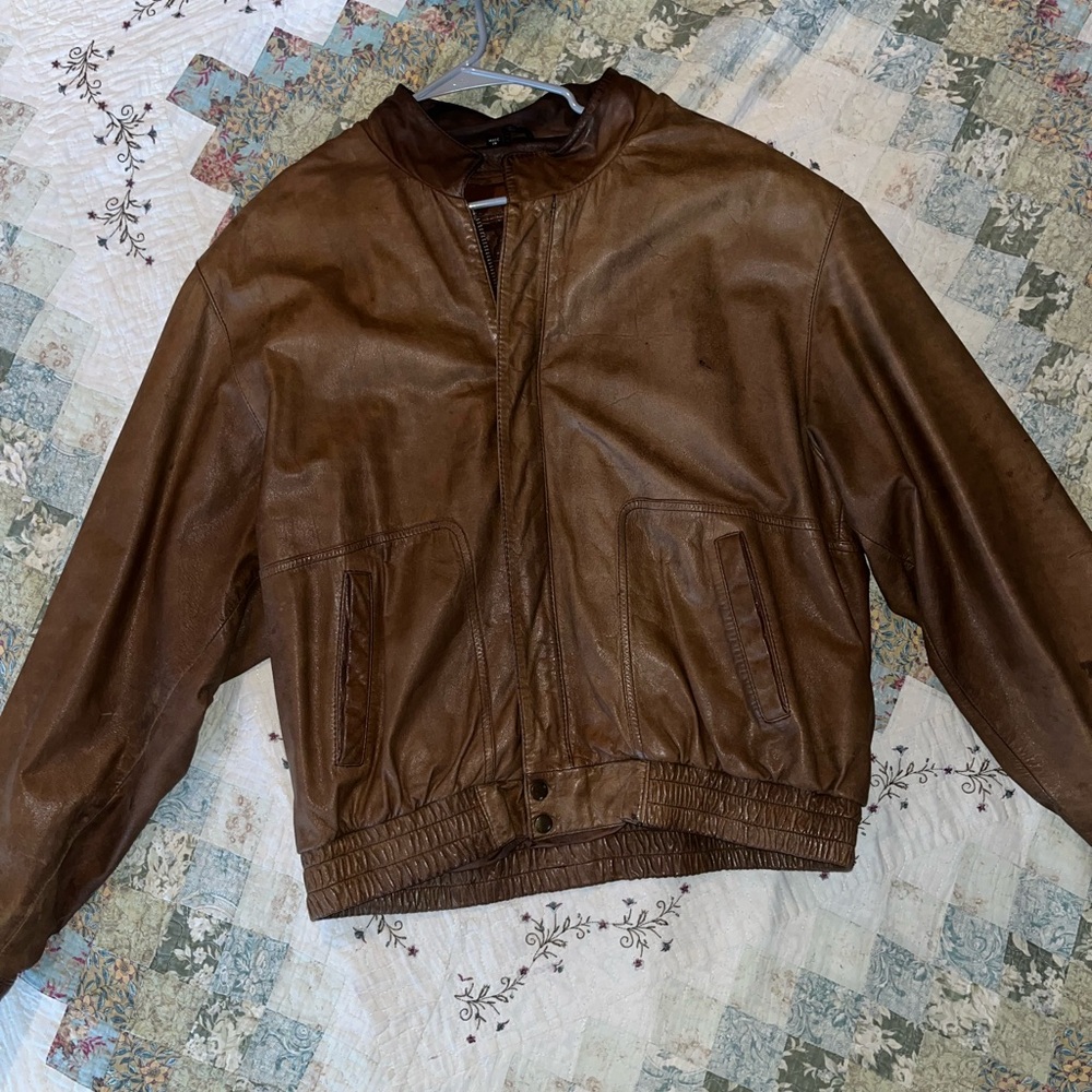 Georgetown leather jacket